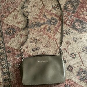 Michael Kors Olive Green Crossbody Bag